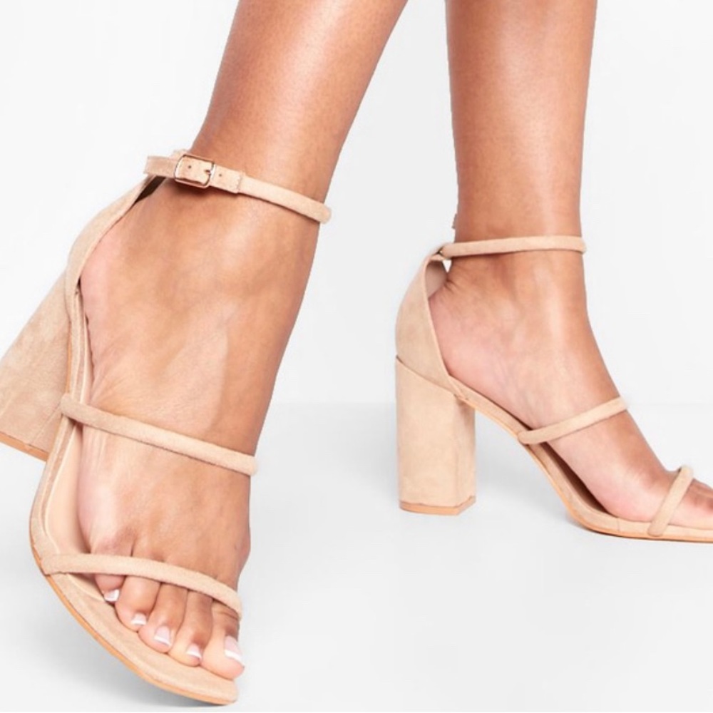Tan Block Heels - NWT